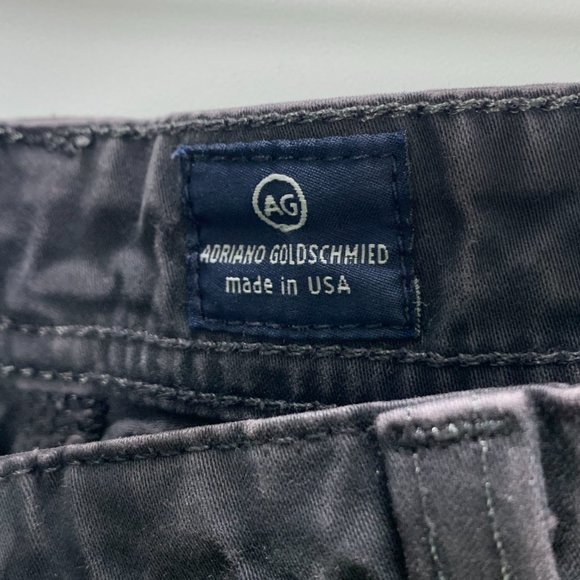 AG Adriano Goldschmied Jeans Mens 36 The Protege Straight Leg Black Stretch - Picture 7 of 12